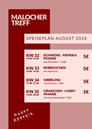 MALOCHER TREFF - Speiseplan & Preisliste
